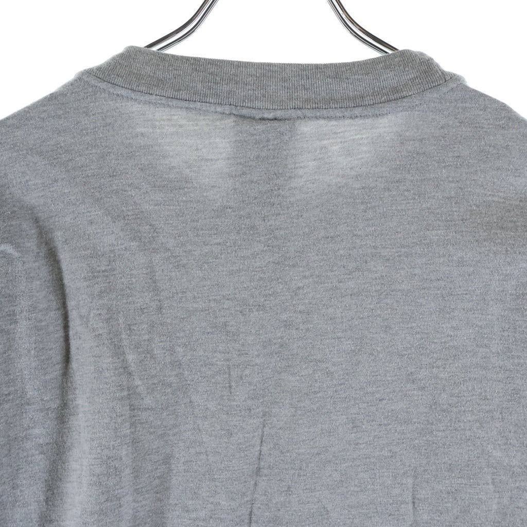 HARLEY DAVIDSON(ハーレーダビッドソン) 90s VINTAGE BLUE FLAME L/S TEE ブルーフレイム 袖プリント 長袖Tシャツ カットソー ロンT グレー