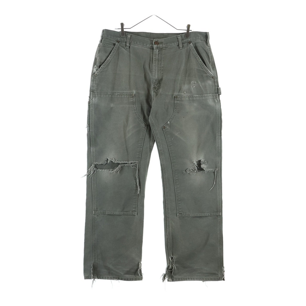 CARHARTT(カーハート) 00s VINTAGE Double Knee Work Pants ダブルニー ワークパンツ ダック地 モスグリーン