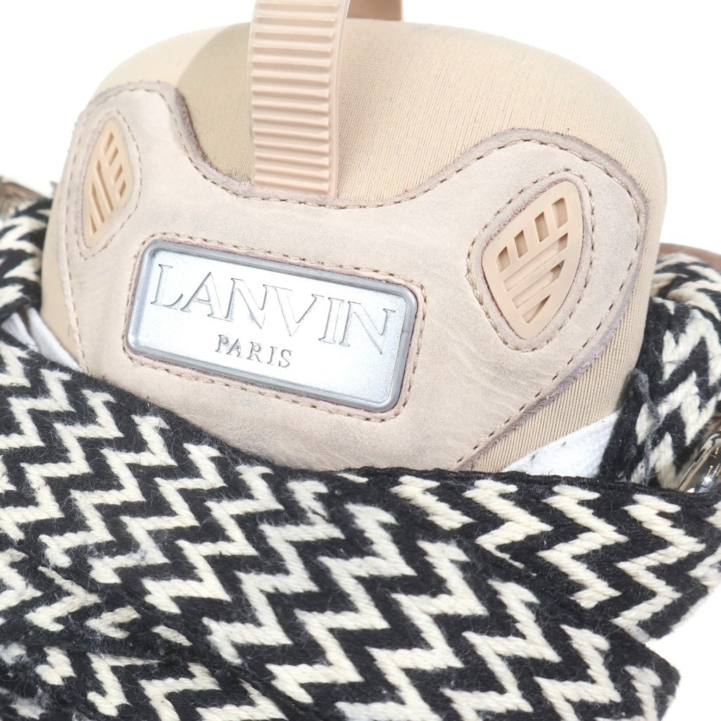 LANVIN(ランバン) Leather Curb Sneakers レザーカーブスニーカーズ ローカット イタリア製 ピンク FM-SKRK11-DRA2-A20 51