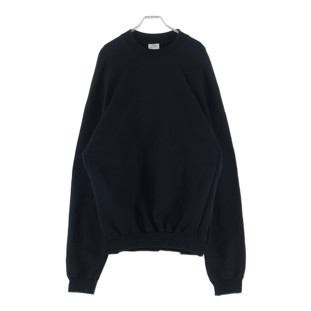 VETEMENTS(ヴェトモン) 18SS UNSKINNY プリントオーバーサイズスウェット トレーナー ブラック WSS18TR23
