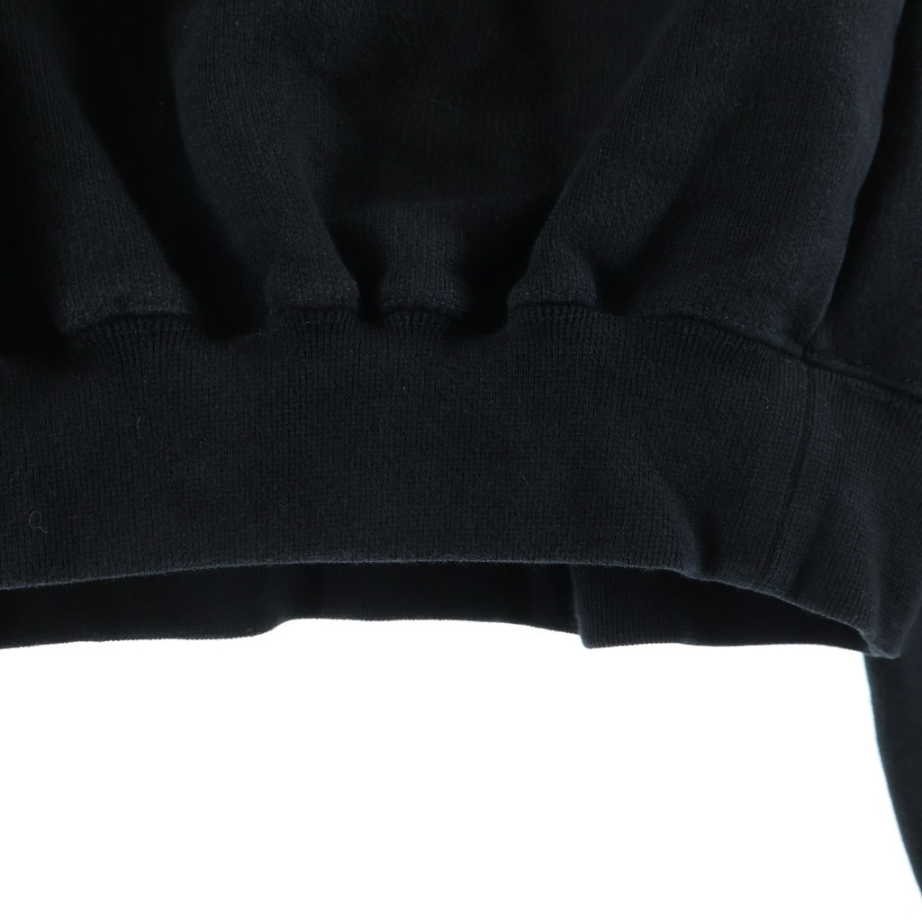 VETEMENTS(ヴェトモン) 18SS UNSKINNY プリントオーバーサイズスウェット トレーナー ブラック WSS18TR23