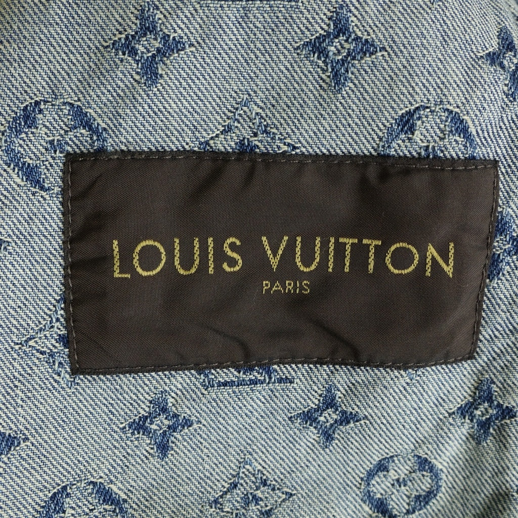 SUPREME(シュプリーム) 17AW× LV Jacquard Denim Trucker Jacket ルイヴィトン モノグラムジャガードトラッカーデニムジャケット インディゴ