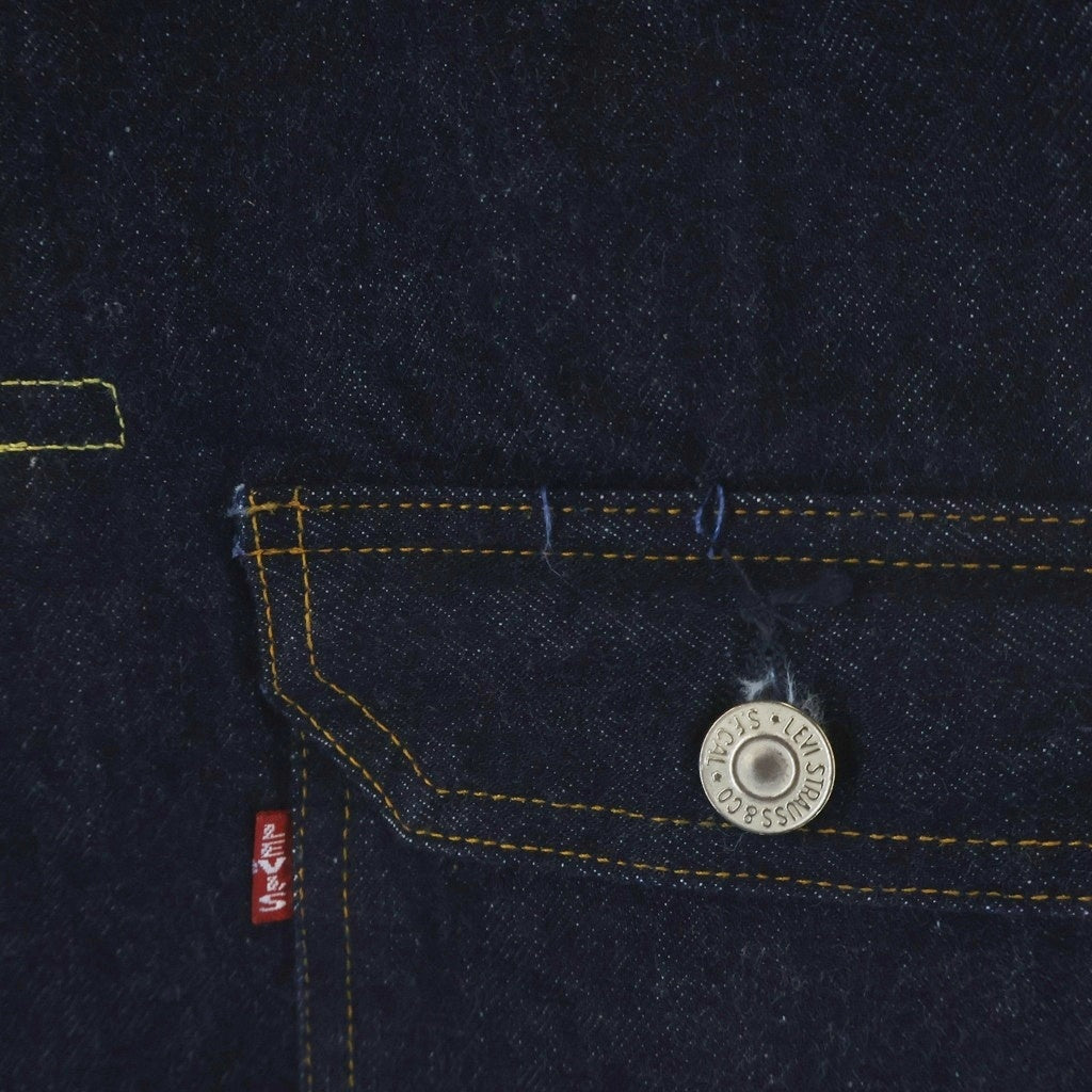 Levi's(リーバイス) 90s 復刻 506XX 1st ボタン裏555 98年製 バレンシア工場 ファーストデニムジャケット インディゴ 70501-0003
