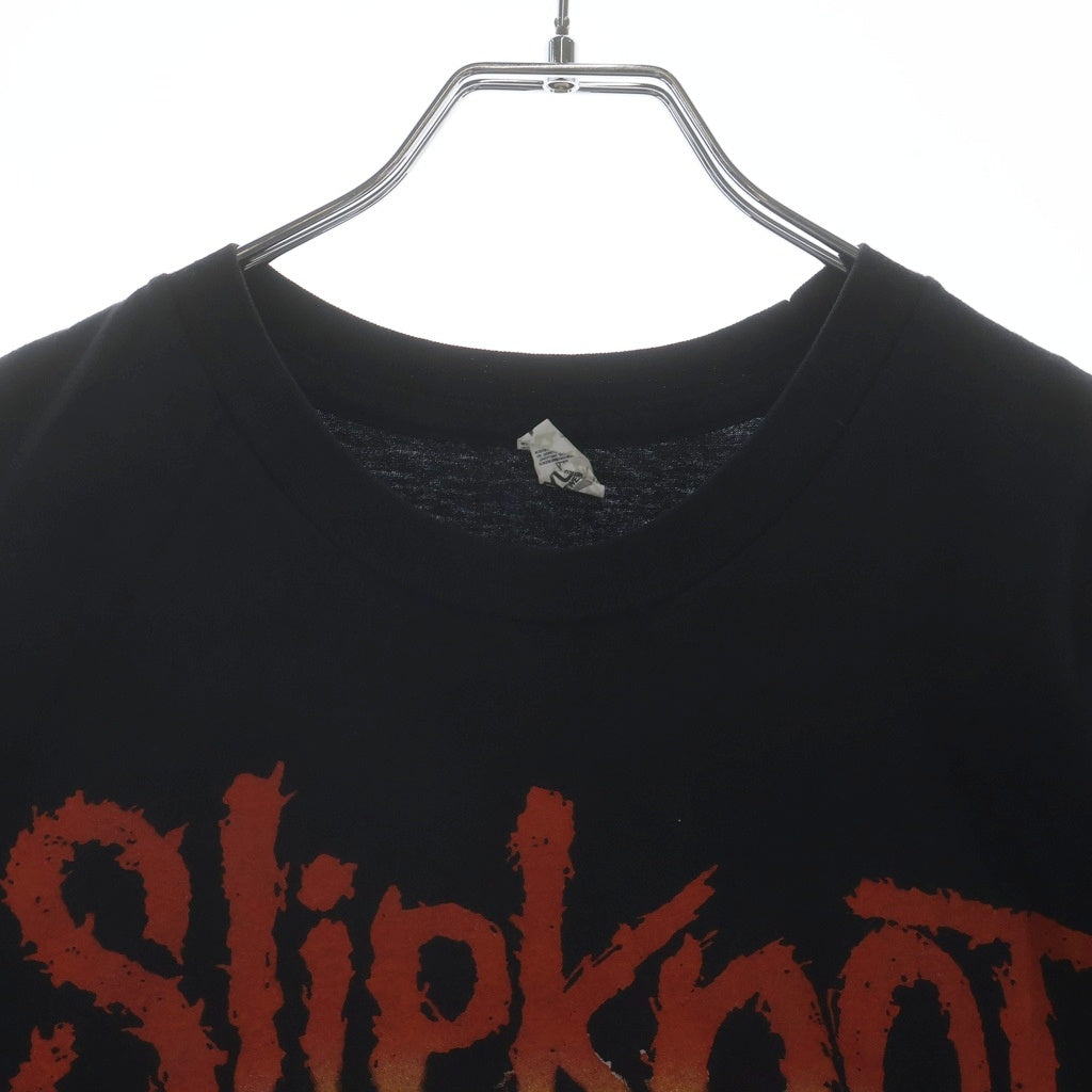 VINTAGE(ヴィンテージ) 00s SLIPKNOT 2013 スリップノット バンド 半袖Tシャツ カットソー ブラック