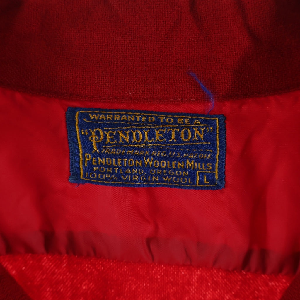 PENDLETON(ペンドルトン) 50s VINTAGE ヴィンテージ ウールシャツ 長袖シャツ レッド
