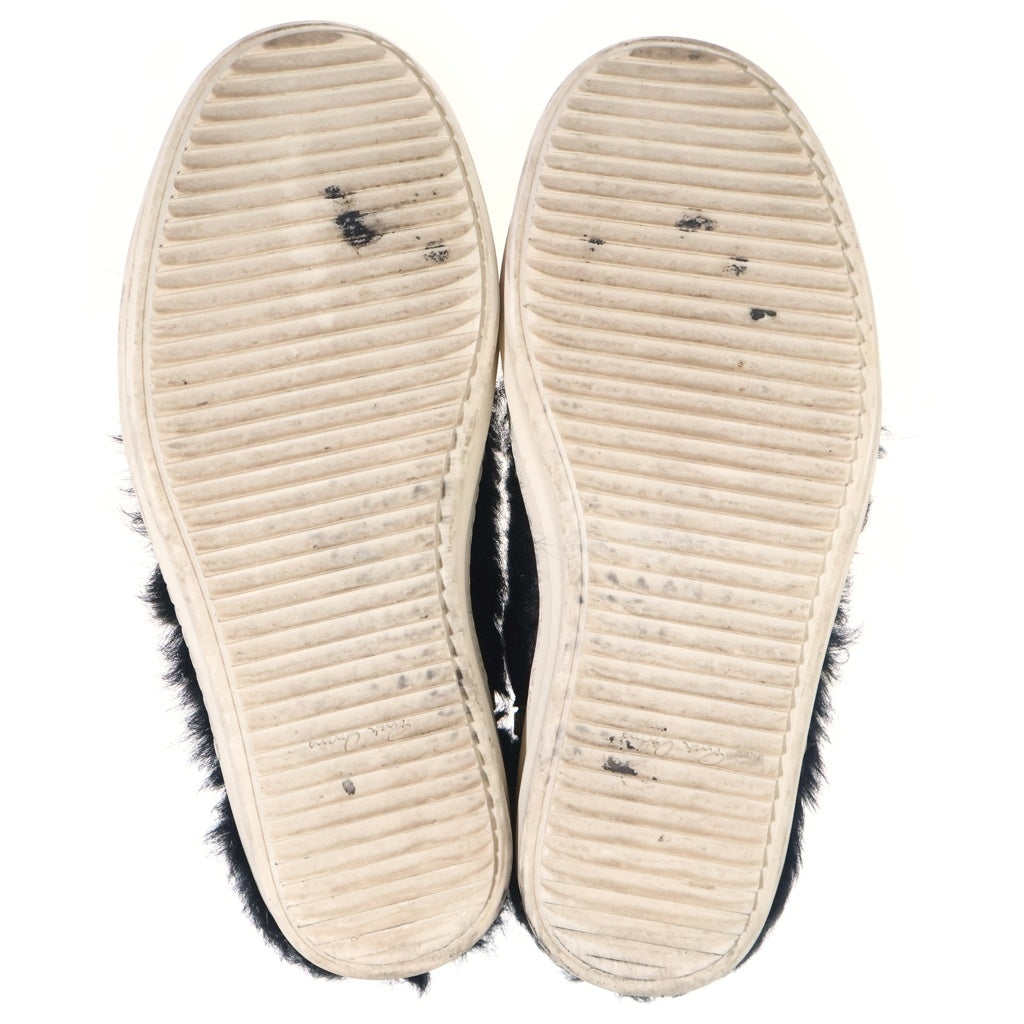 Rick Owens(リックオウエンス) strobe high pony hair ラモーンズ ハイカット ファー スニーカー シューズ 靴 ブラック