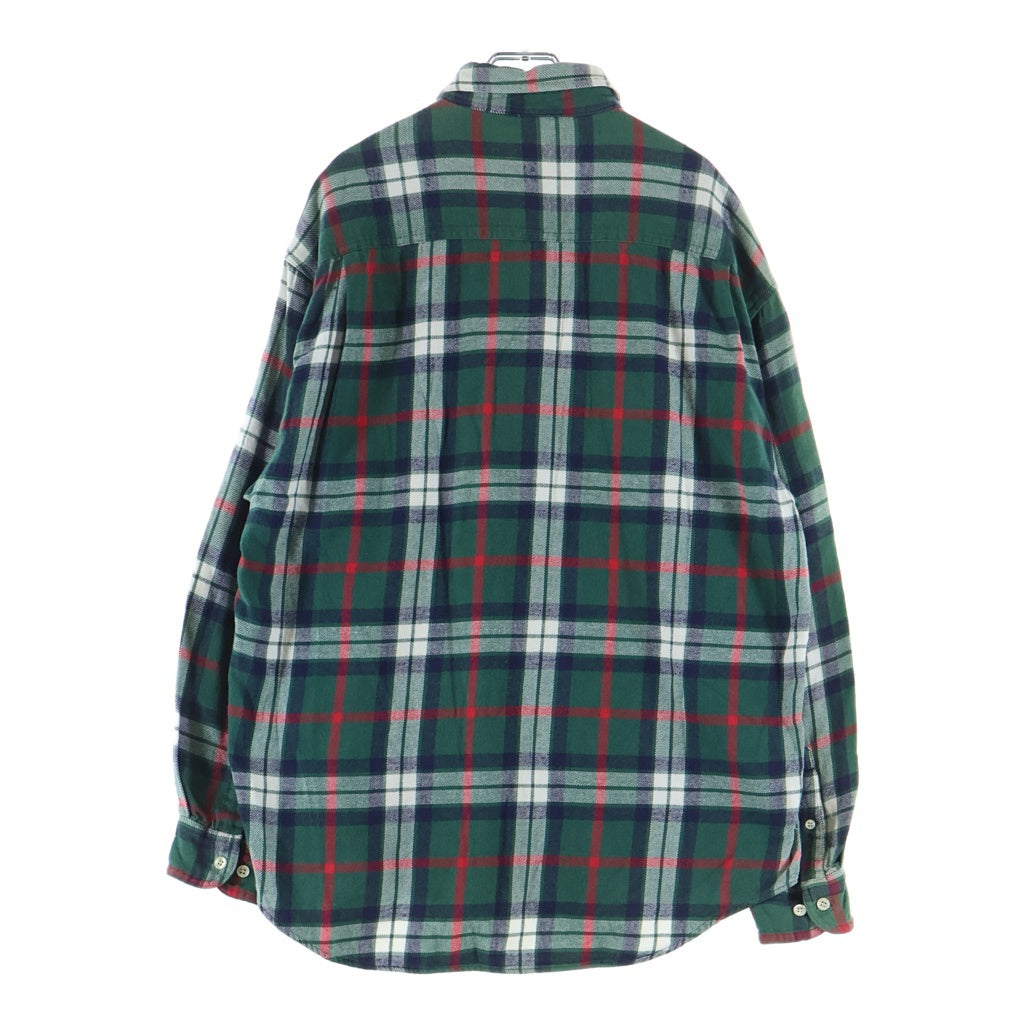 GAP(ギャップ) 90s OLD ネルシャツ 長袖シャツ コットン オールドギャップ チェック グリーン