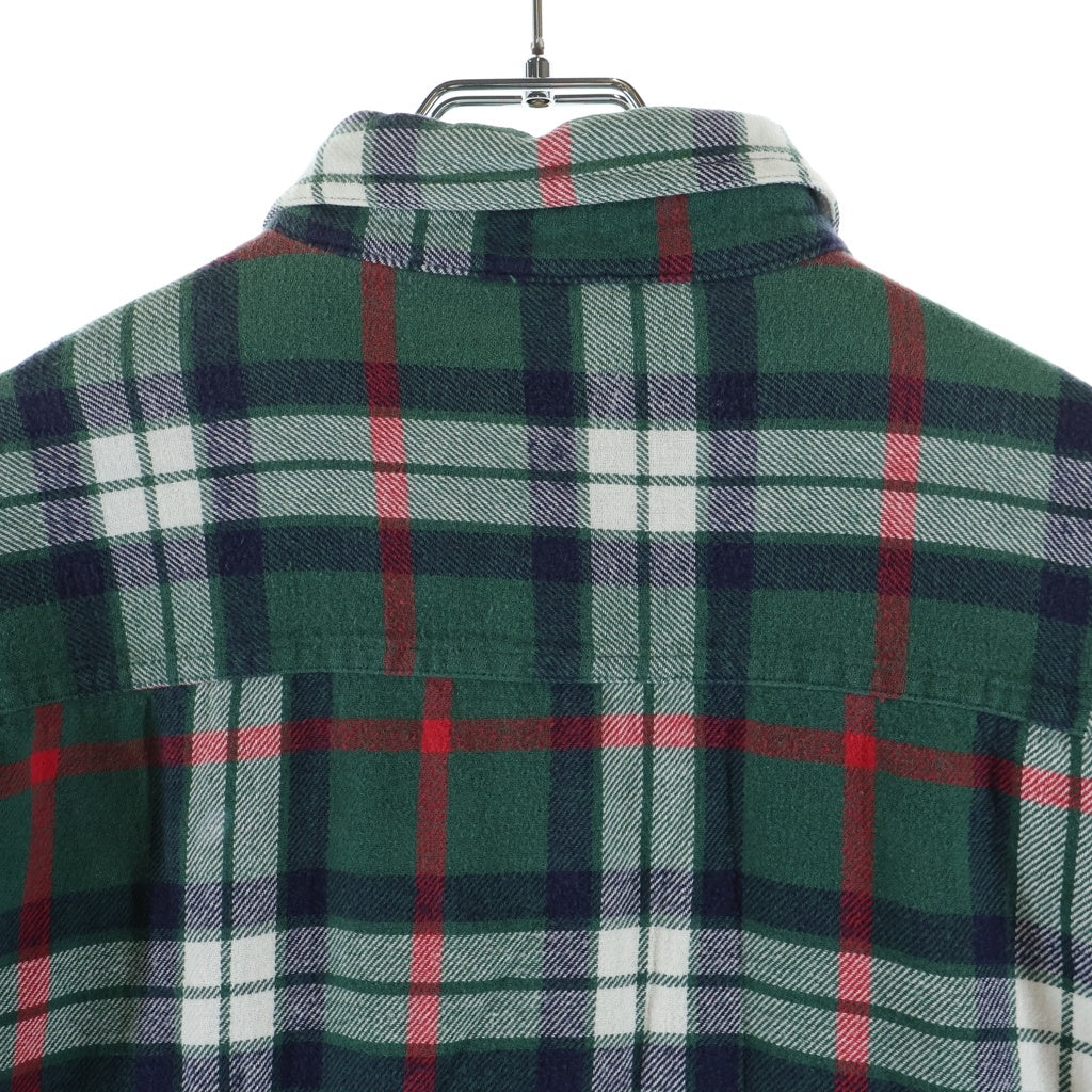 GAP(ギャップ) 90s OLD ネルシャツ 長袖シャツ コットン オールドギャップ チェック グリーン