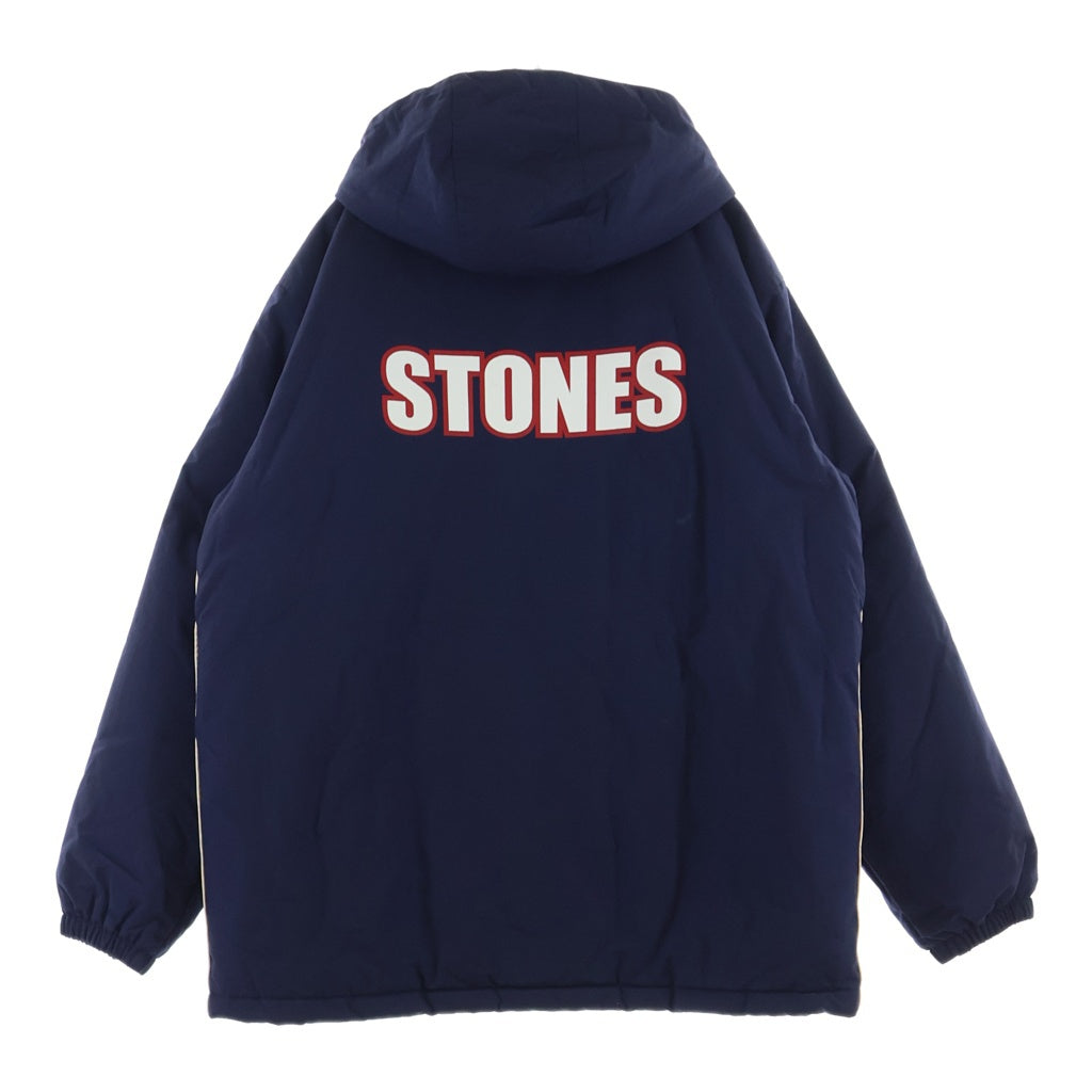 VINTAGE(ヴィンテージ) 00s ROLLING STONES PADED JACKET ローリングストーンズ ジップアップ ネイビー