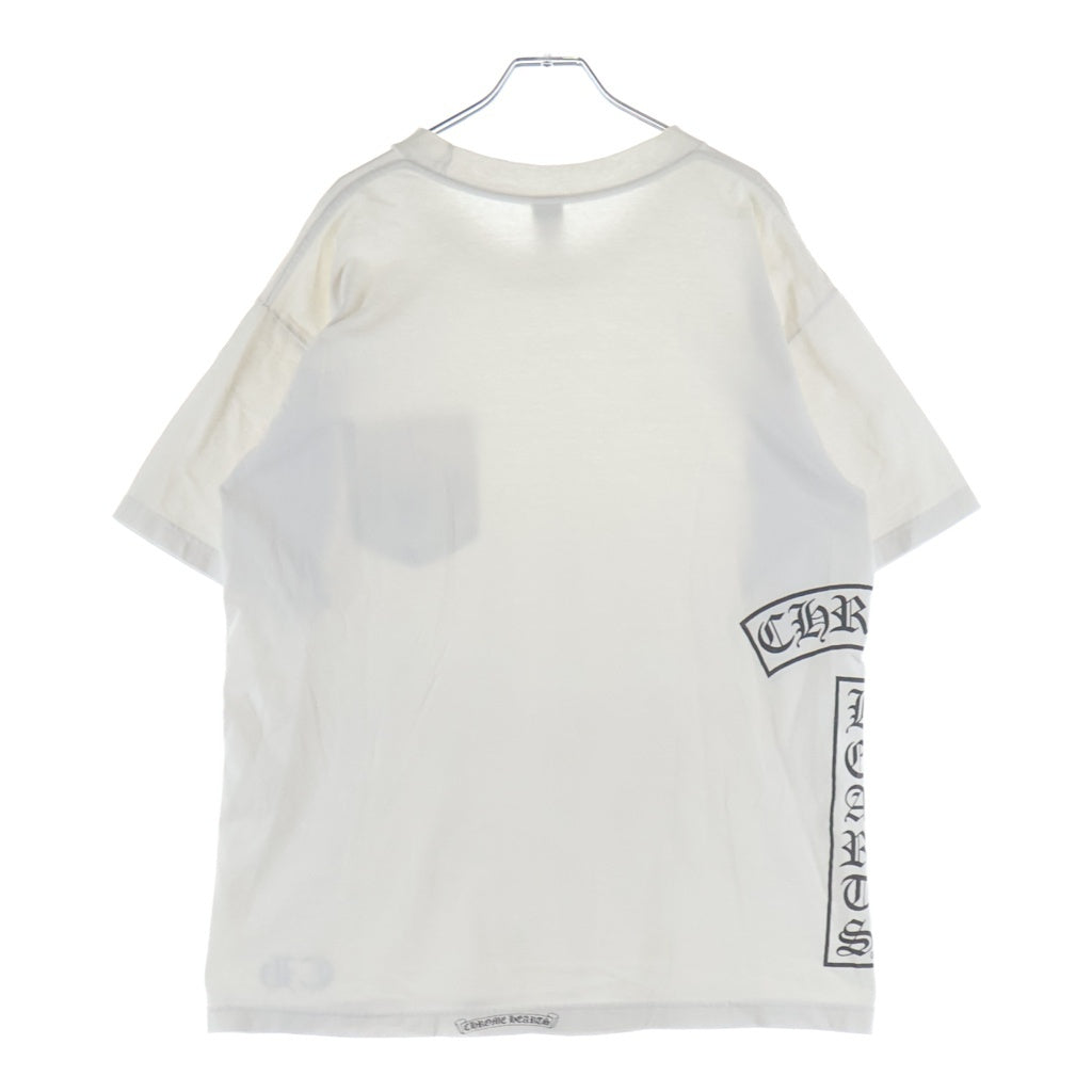 CHROME HEARTS(クロムハーツ) OLD BS FLEUR T-BAR S/S TEE オールド ビーエスフレア 半袖プリントTシャツ ホワイト