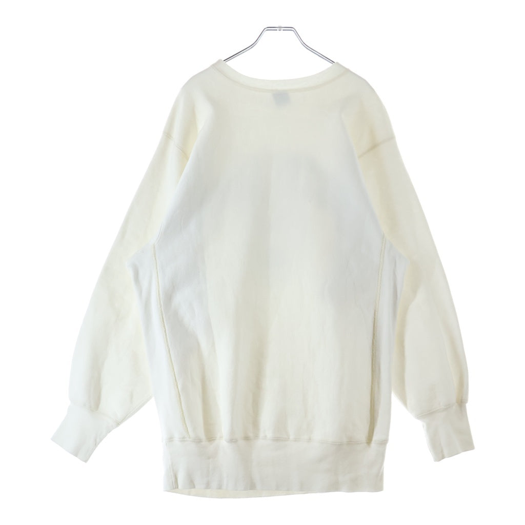 CHAMPION(チャンピオン) 90s REVERSE WEAVE トリコ刺繍 リバースウィーブ 長袖スウェットトレーナー ホワイト