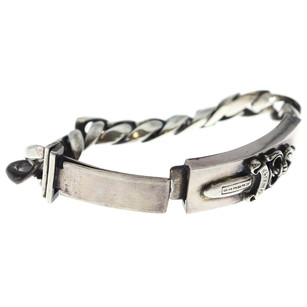 CHROME HEARTS(クロムハーツ) OLD ID DAGGER オールド ダガーIDクラシックリンクブレスレット 11LINK シルバー BCA156