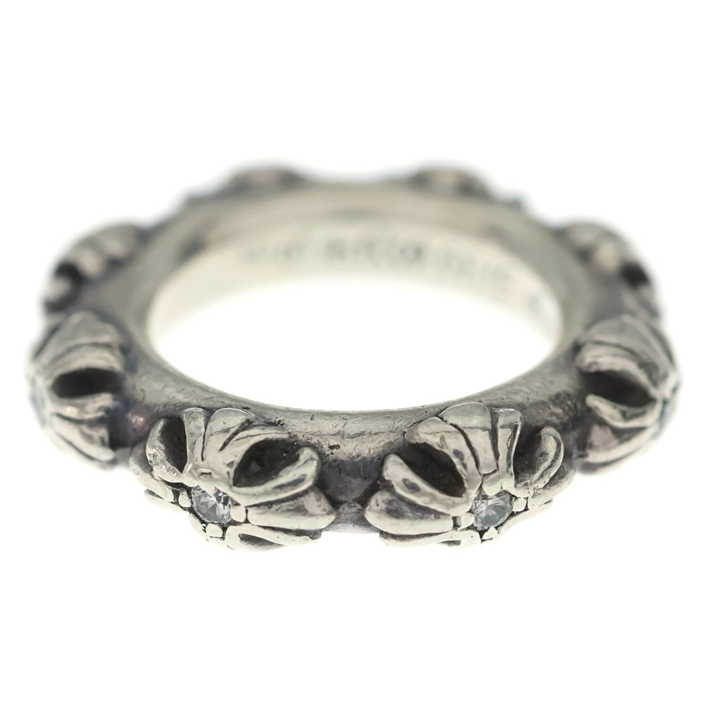 CHROME HEARTS(クロムハーツ) CROSS BAND A/DIA クロスバンド アフター 8ポイントダイヤ リング シルバー