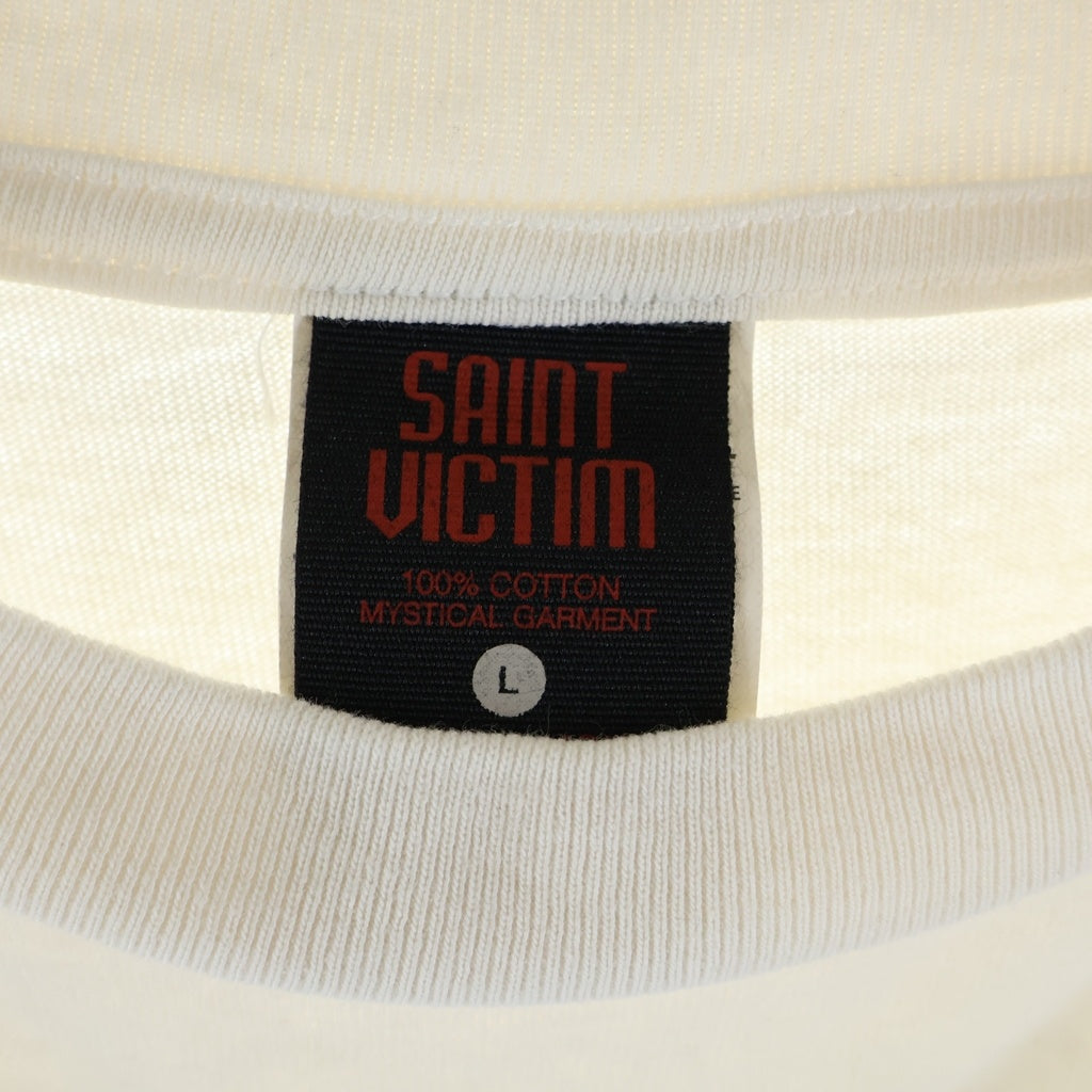 SAINT MICHAEL(セントマイケル) 24SS ×FREEDOM FD SS TEE BIKE フリーダム 半袖Tシャツ ホワイト SM-YS8-0000-C21