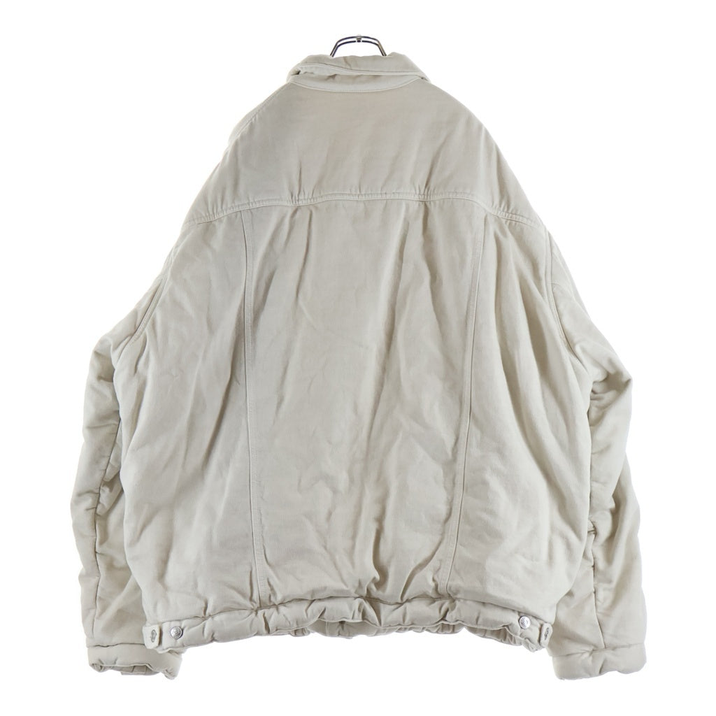 BALENCIAGA(バレンシアガ) OVERSIZED PADDED DENIM JACKET 681689 TNW03 オーバーサイズ パデッド デニムジャケット ホワイト