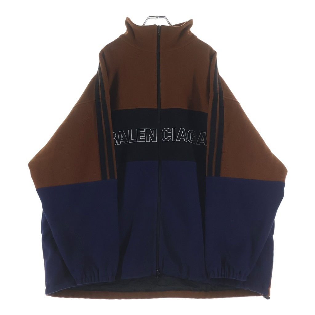 BALENCIAGA(バレンシアガ) 18AW FLEECE TRACK SUIT JACKET フリース トラックスーツ ジャケット ブラック 534315 TBU14