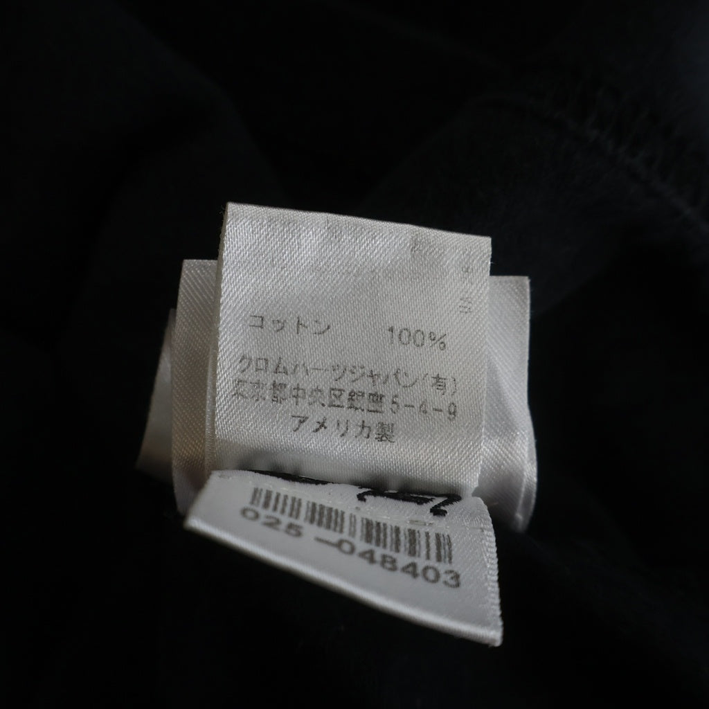 CHROME HEARTS(クロムハーツ) NECK LOGO PRINT TEE ネックロゴ プリント 半袖Tシャツ カットソー ブラック