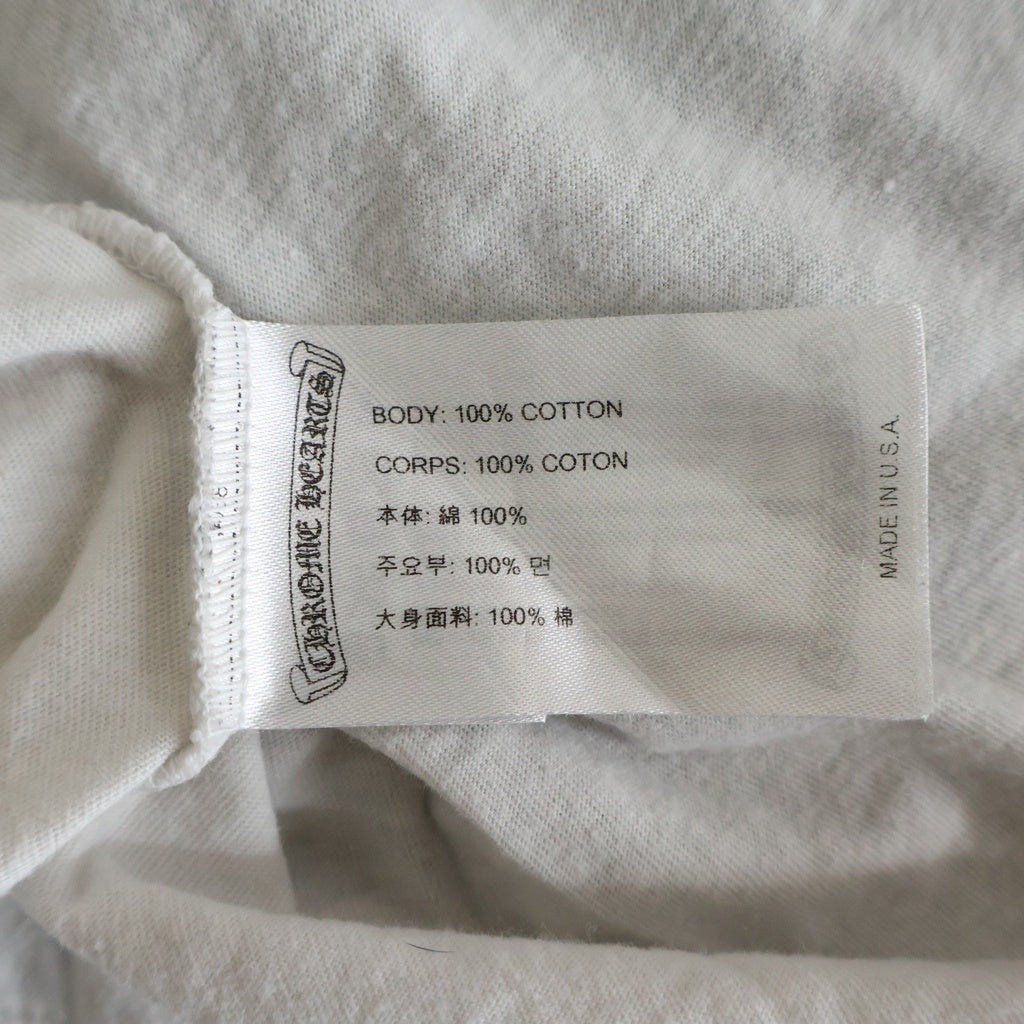 CHROME HEARTS(クロムハーツ) BACK KING TACO 3CEMETERY CROSS PRINT TEE バック キング タコ 3セメタリークロスプリント 半袖Tシャツ カットソー ホワイト