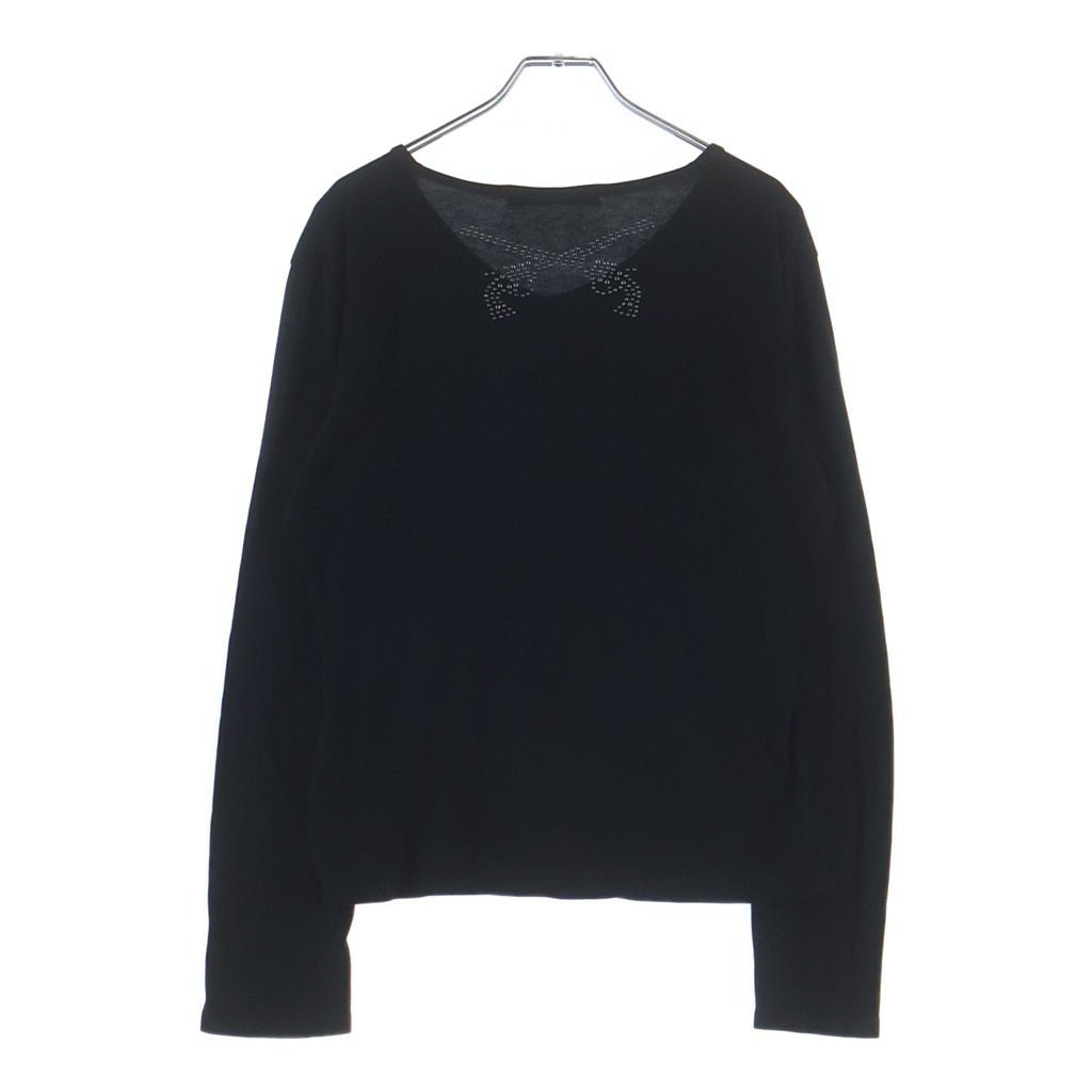 roar(ロアー) Guns L/S 2丁拳銃 スタッズ ロングスリーブ 長袖Tシャツ カットソー ブラック