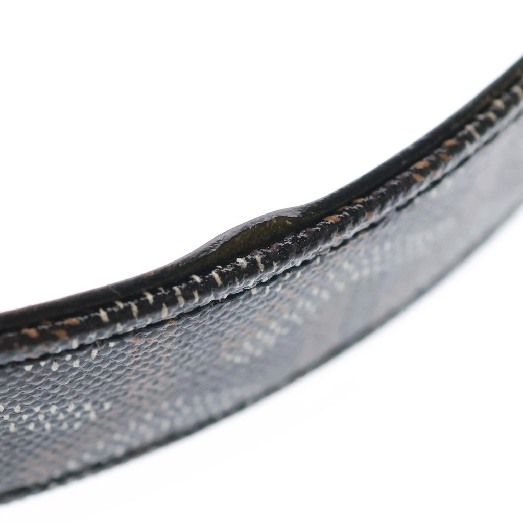 GOYARD(ゴヤール) LLeather Belt ヘリンボーンフレガット レザーベルト ブラック