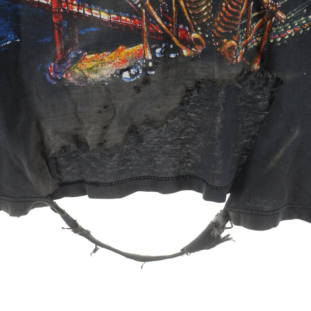 VINTAGE(ヴィンテージ) 90s GRATEFUL DEAD 1990 DEAD SET OVP TEE グレイトフルデッド 半袖Tシャツ カットソー ブラック