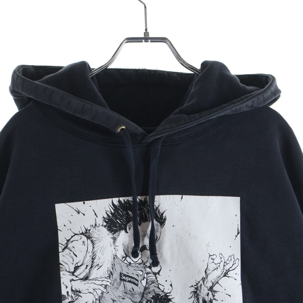 SUPREME(シュプリーム) 17AW AKIRA Arm Hooded Sweatshirt アキラ アーム プルオーバースウェットパーカー フーディー ブラック