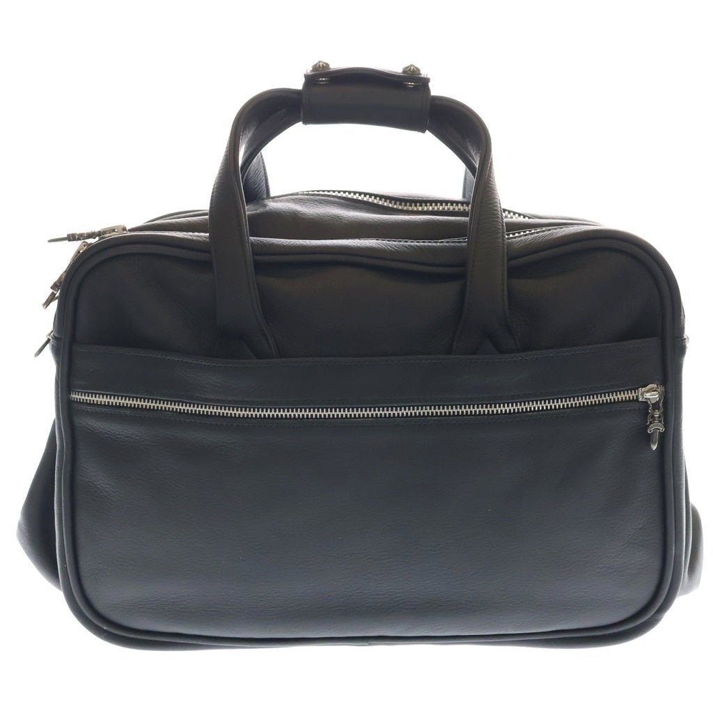 CHROME HEARTS(クロムハーツ) DIAPER BAG ダイパー レザーハンドバッグ ブラック