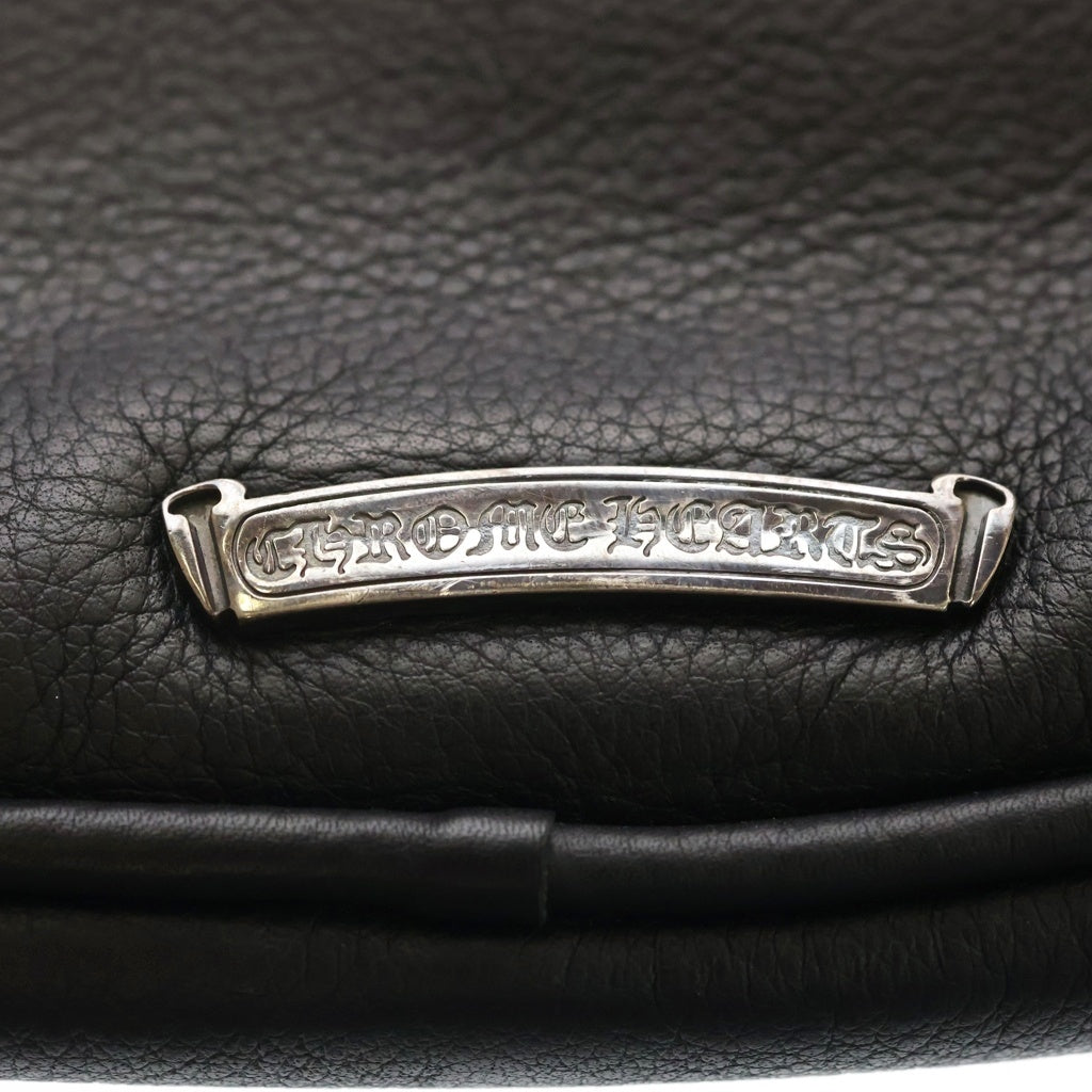 CHROME HEARTS(クロムハーツ) DIAPER BAG ダイパー レザーハンドバッグ ブラック