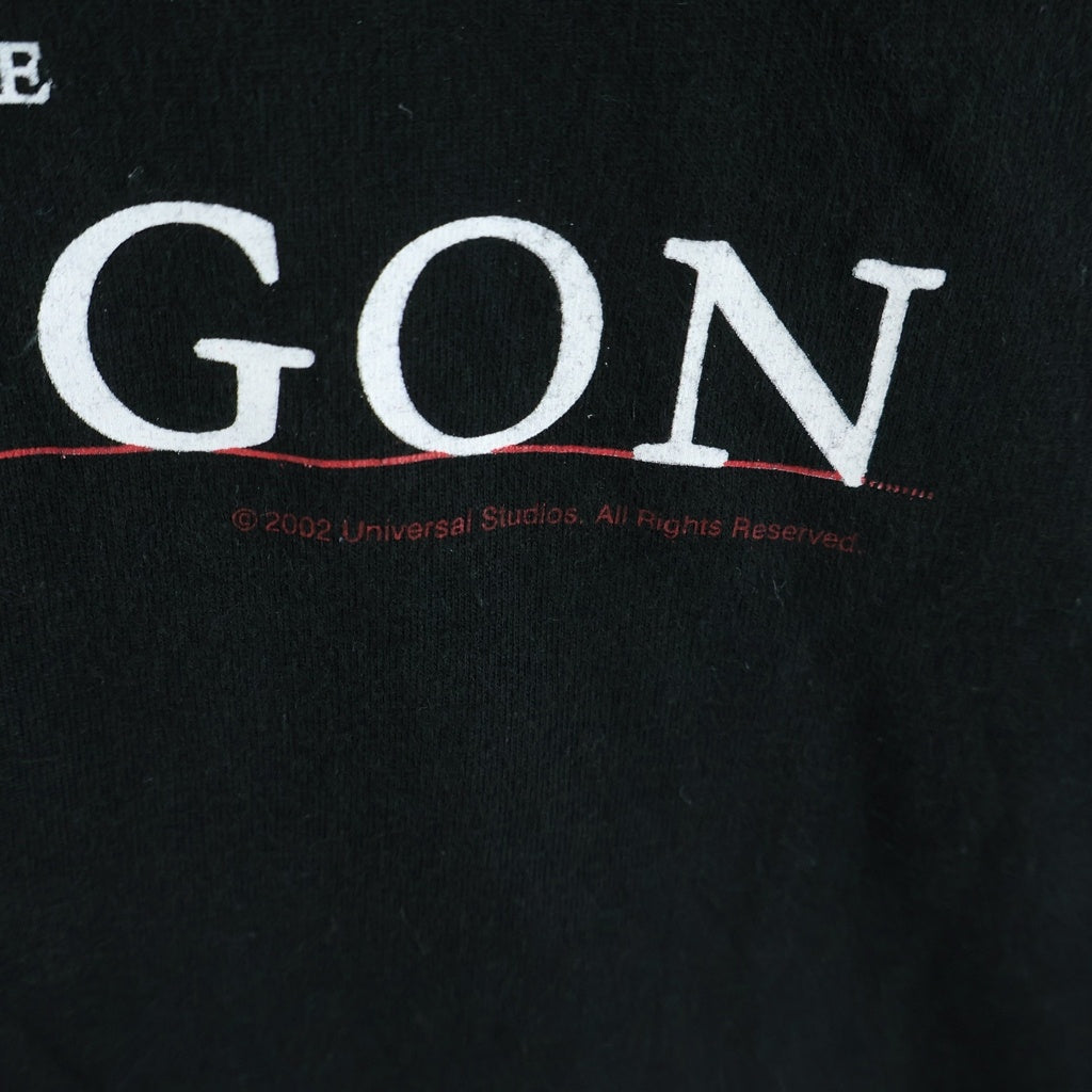 VINTAGE(ヴィンテージ) 00s RED DRAGON MOVIE EURO 2002 レッドドラゴン ムービー ユーロ 映画 半袖Tシャツ カットソー ブラック