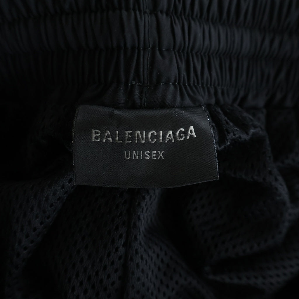 BALENCIAGA(バレンシアガ) Heart Nylon Pants ハートロゴ ナイロンパンツ ブラック 839294 TPQ38