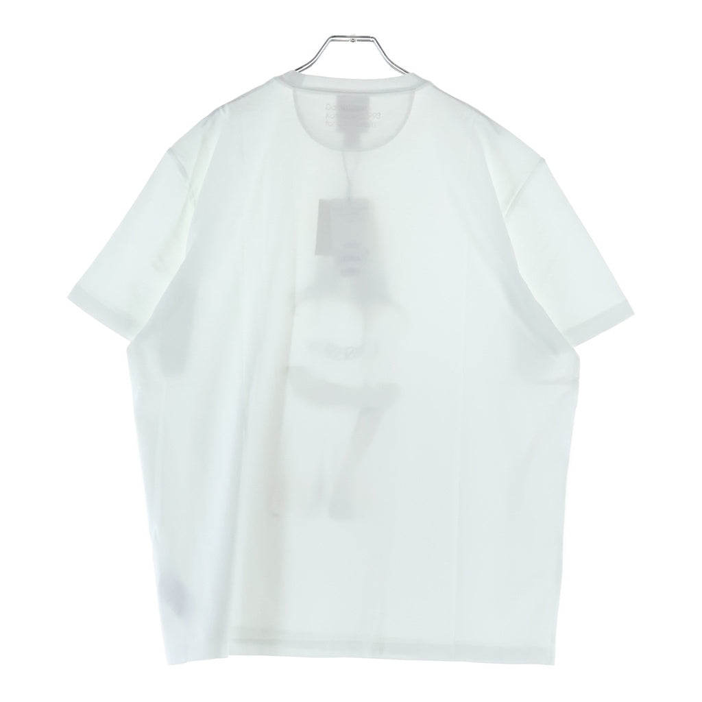 Calvin Klein(カルバンクライン) Kate Moss Graphic Tee ユニセックス クラシック 半袖Tシャツ カットソー ホワイト 40498WS