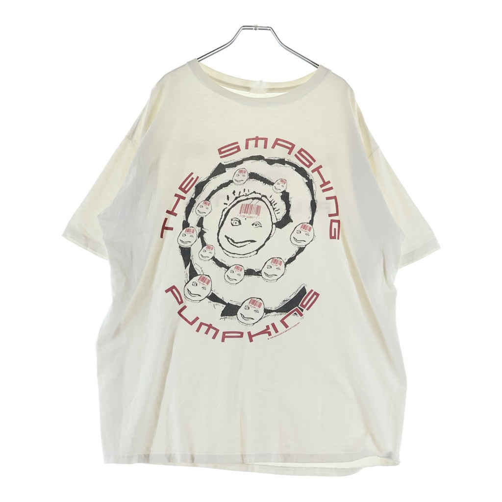VINTAGE(ヴィンテージ) 90s THE SMASHING PUMPKINS 1996 LEAVE ME ALONE スマッシングパンプキンズ バンド 半袖Tシャツ カットソー ホワイト