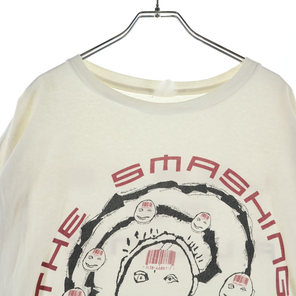 VINTAGE(ヴィンテージ) 90s THE SMASHING PUMPKINS 1996 LEAVE ME ALONE スマッシングパンプキンズ バンド 半袖Tシャツ カットソー ホワイト