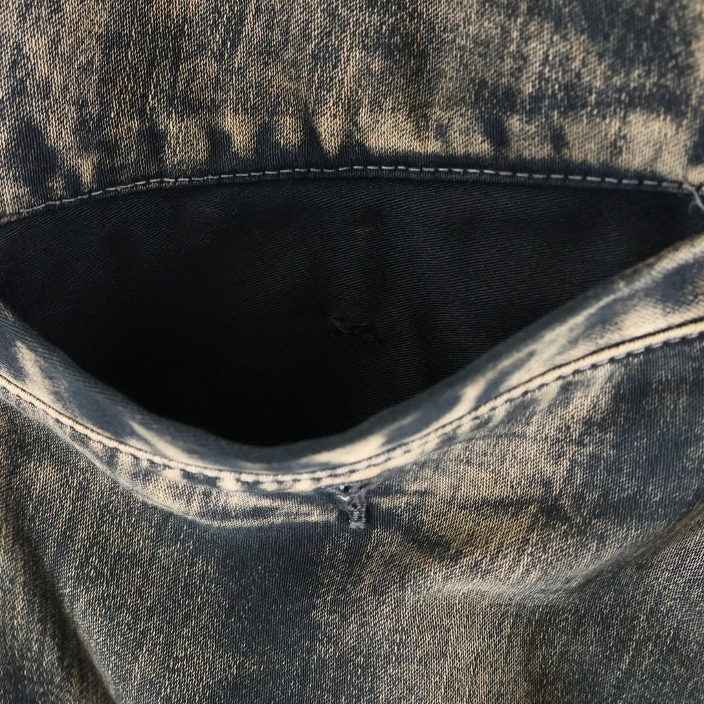 Yohji Yamamoto POUR HOMME(ヨウジヤマモト プールオム) 02AW Archive Denim Design Pants デニムデザイン パンツ ブラック HM-P43-019