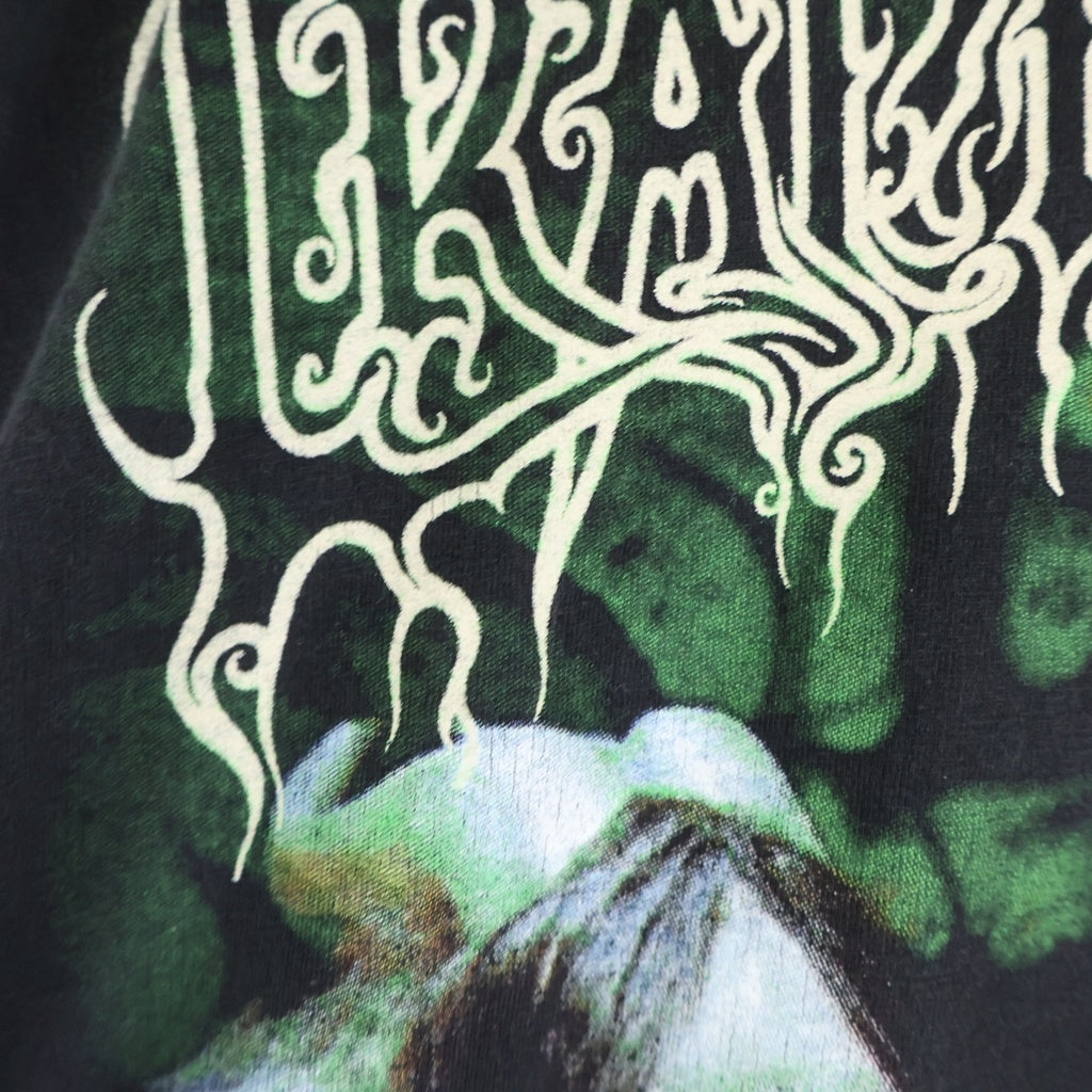 VINTAGE(ヴィンテージ) 90s CRADLE OF FILTH 1999 CANVAS FOR A LICK OF PAIN LS ドルオブフィルス バンド ロングスリーブ 長袖Tシャツ カットソー ブラック