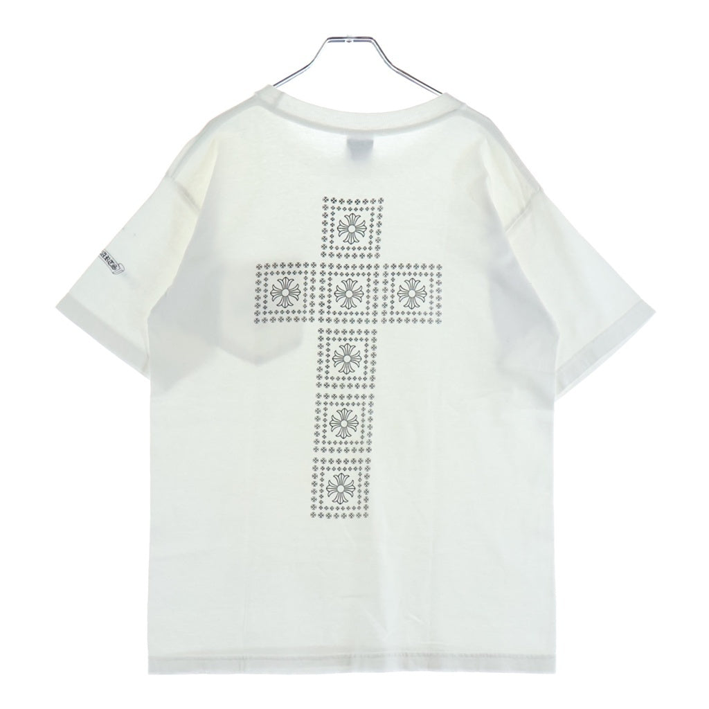 CHROME HEARTS(クロムハーツ) OLD CH PLS BLOCK PRINT TEE オールド ブロック プリント 半袖Tシャツ カットソー ホワイト