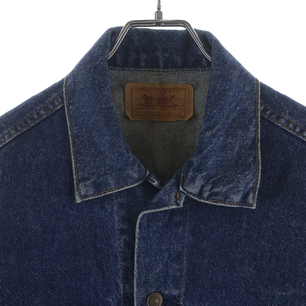 Levi's(リーバイス) 80s VINTAGE 70507 028 ボタン裏523 スモールe 紙タグ デニム ジャケット インディゴ