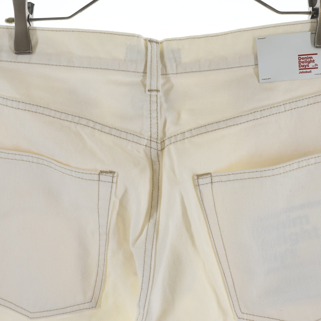 NO BRAND(ノーブランド) JOHNBULL DENIM DELIGHT DAYS 11.5oz ワイド デニムパンツ ホワイト JY231P06
