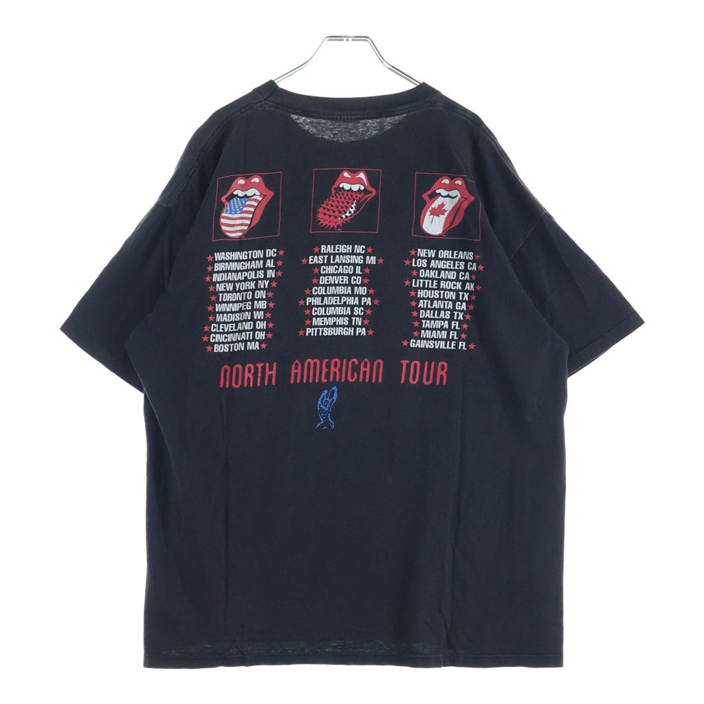 VINTAGE(ヴィンテージ) 90S THE ROLLING STONES THE NORTH AMERICAN TOUR 94/95 ローリングストーンズ 半袖Tシャツ ブラック
