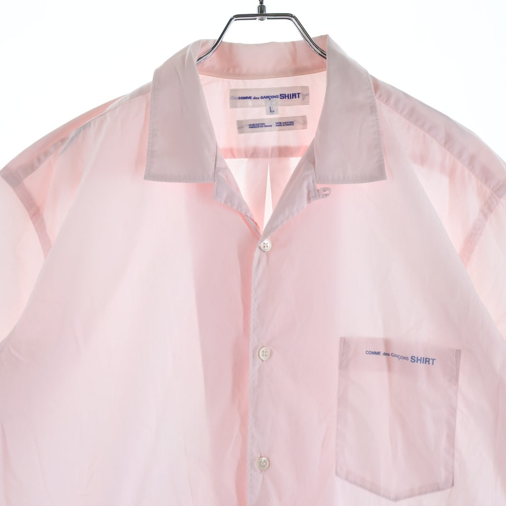 COMME des GARCONS SHIRT(コムデギャルソンシャツ) 90S 半袖シャツ ピンク D-TK9210