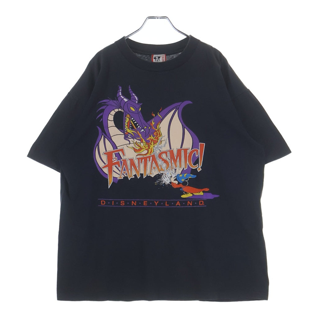 VINTAGE(ヴィンテージ) 90S DISNEY DESIGNS MICKEY MOUSE FANTASMIC ディズニー ファンタズミック 半袖Tシャツ ブラック