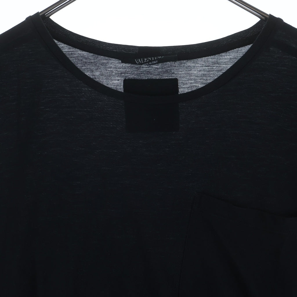 VALENTINO(ヴァレンティノ) Rock Studded T-Shirt ロックスタッズ 半袖Tシャツ ブラック NV3MG04Y3TU