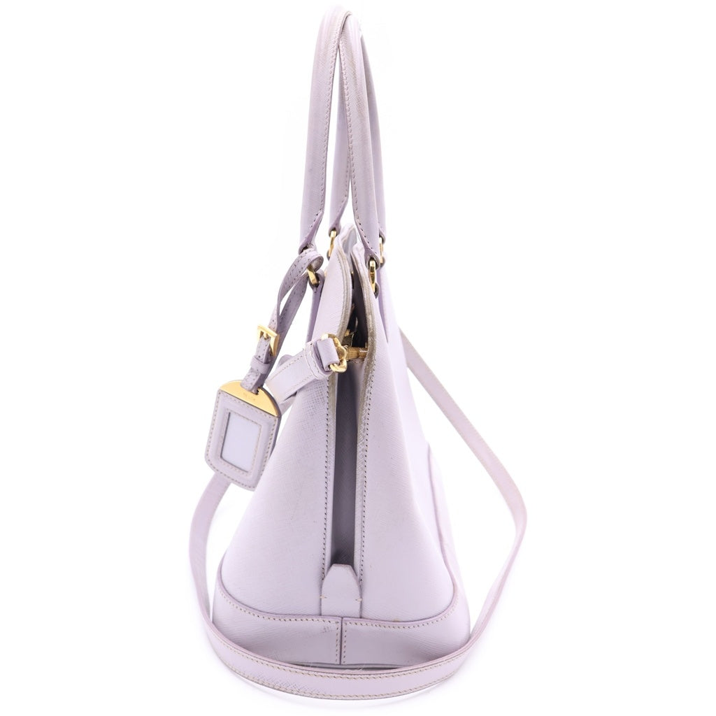 PRADA(プラダ) Saffiano Lux Shoulder Bag サフィアーノ レザー ショルダーバッグ ハンドバッグ 1BA837 レディース
