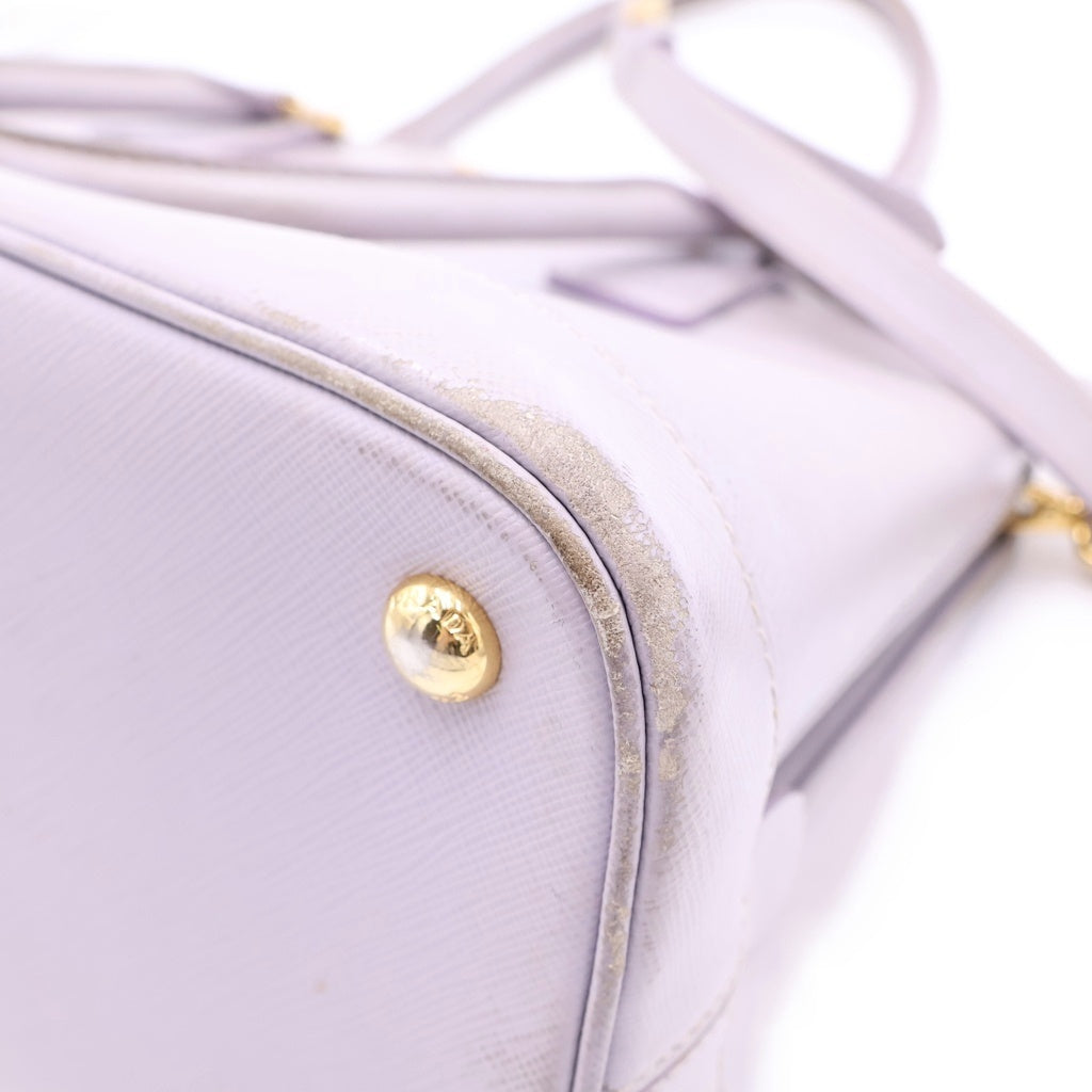 PRADA(プラダ) Saffiano Lux Shoulder Bag サフィアーノ レザー ショルダーバッグ ハンドバッグ 1BA837 レディース