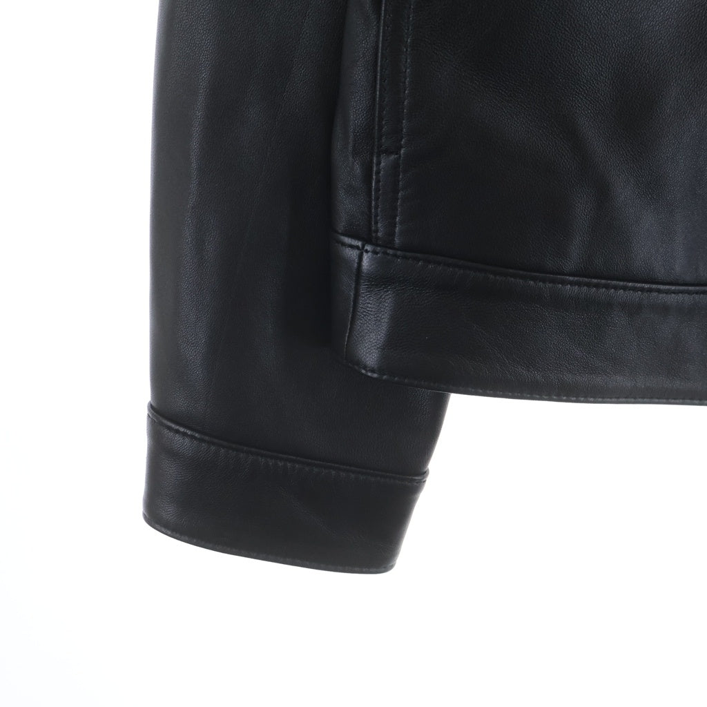 Levi's premium(リーバイスプレミアム) BLACK TYPE2 TRUCKER LEATHER JACKET タイプ2 レザートラッカージャケット ブラック PC9-005ZA-0000