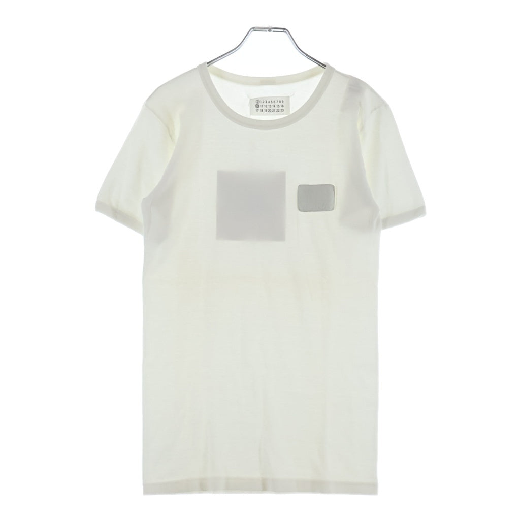 Maison Martin Margiela(メゾンマルタンマルジェラ) 02SS 0 10 ARTISANAL PATCH TEE E02 11X197 アーティザナル パッチ 半袖Tシャツ ホワイト