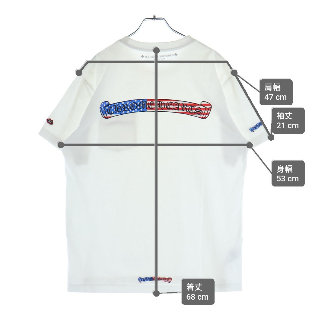 CHROME HEARTS(クロムハーツ) ×MATTY BOY AMERICA S/S T-SHIRT マッティボーイ 半袖Tシャツ ホワイト
