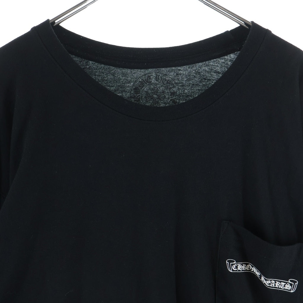CHROME HEARTS(クロムハーツ) CH L/S T-SHIRT MLTCOL CEM CRS マルチカラーセメタリークロス 長袖Tシャツ ロンT ブラック