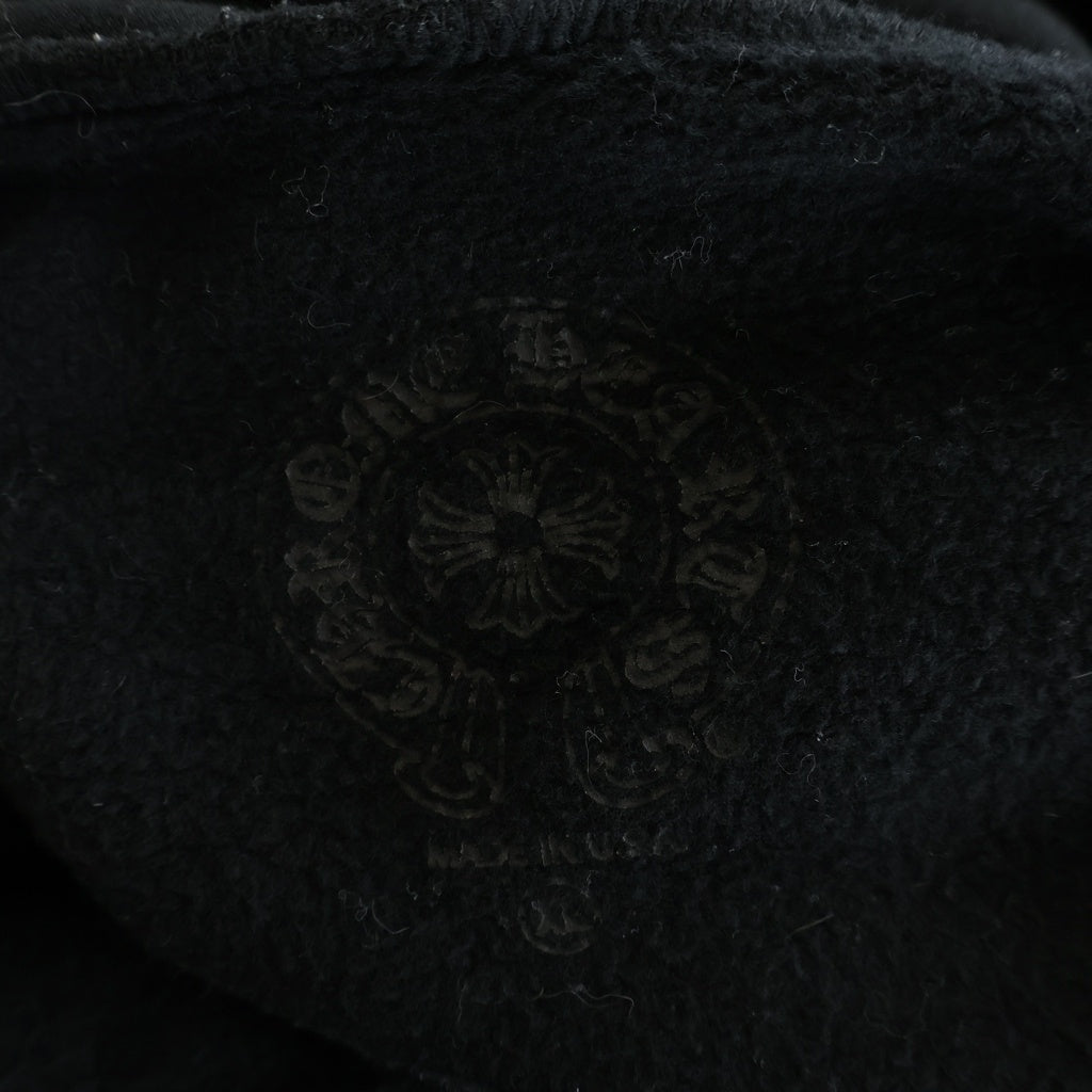 CHROME HEARTS(クロムハーツ) MLTCOL CEM CRS SWTSHRT HD ZIP マルチカラーセメタリークロス ダガージップ ジップアップスウェットパーカー フーディー ブラック