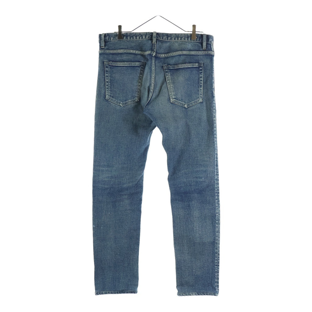 MINEDENIM(マインデニム) S.Slim STR 5pocket 5ポケット ボタンフライ ダメージ加工 ストレートデニムパンツ インディゴ 2305-1001-86-342